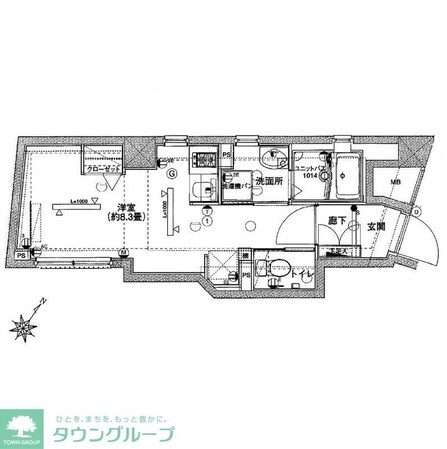 グランティアラ東京EASTの物件間取画像